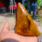 120 gram Polished Indonesia Yellow Aromatic Amber for Healing AY26M136