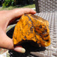 402 gram Polished Indonesia Yellow Fragrance Amber for Healing K824