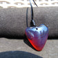 10 gr Heart Pendant Indonesian Blue Amber for Healing 25A350