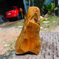 256 gram Polished Indonesia Yellow Aromatic Amber for Healing AY26M131