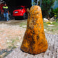 256 gram Polished Indonesia Yellow Aromatic Amber for Healing AY26M131