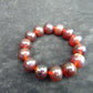 35 gram 14 Beads Mala Bracelet Indonesian Red Amber 16 mm for Healing A14G261