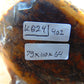 402 gram Polished Indonesia Yellow Fragrance Amber for Healing K824