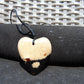 12 gr Heart Pendant Indonesian white Amber for Healing 25A243