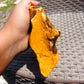 534 gram Polished Indonesia Yellow Fragrance Amber for Healing K821