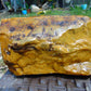 353 gram Polished Indonesia Yellow Aromatic Amber for Healing AY26M151