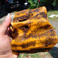 534 gram Polished Indonesia Yellow Fragrance Amber for Healing K821