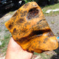 534 gram Polished Indonesia Yellow Fragrance Amber for Healing K821