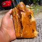 353 gram Polished Indonesia Yellow Aromatic Amber for Healing AY26M151