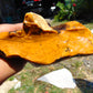 534 gram Polished Indonesia Yellow Fragrance Amber for Healing K821