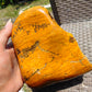 945 gram Polished Indonesia Yellow Fragrance Amber for Healing K819