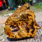 816 gram Polished Indonesia Yellow Aromatic Amber for Healing AY26M145