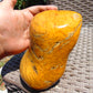 945 gram Polished Indonesia Yellow Fragrance Amber for Healing K819
