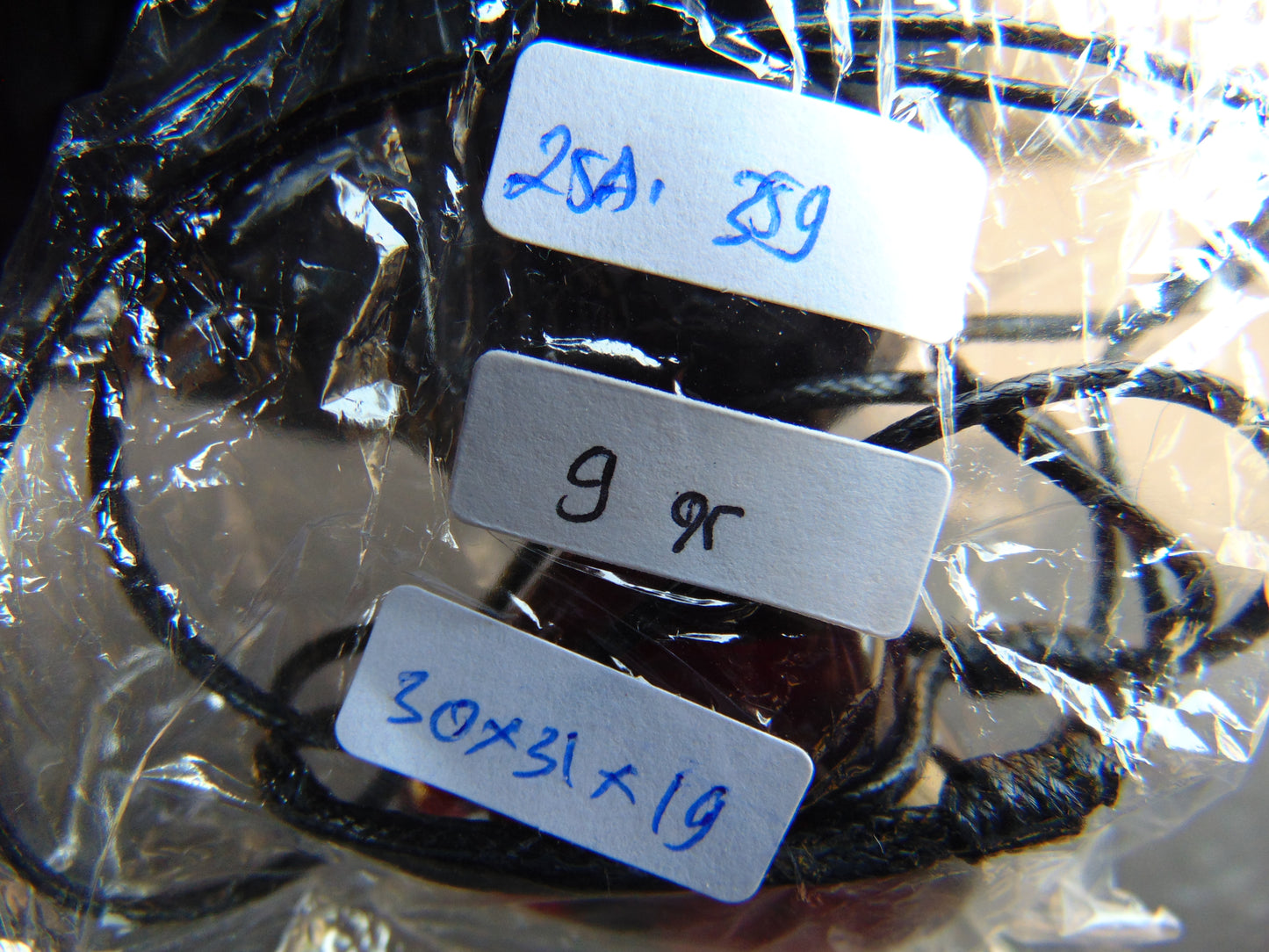 9 gr Heart Pendant Indonesian Blue Amber for Healing 25A359