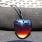 10 gr Heart Pendant Indonesian Blue Amber for Healing 25A344