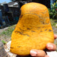 945 gram Polished Indonesia Yellow Fragrance Amber for Healing K819