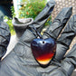 10 gr Heart Pendant Indonesian Blue Amber for Healing 25A344