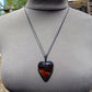10 gr Heart Pendant Indonesian Blue Amber for Healing 25A344
