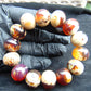 34 gram 14 Beads Mala Bracelet Indonesian white Amber 16 mm for Healing A14G257