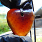 7 gr Heart Pendant Indonesian Blue Amber for Healing 25A347