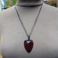 7 gr Heart Pendant Indonesian Blue Amber for Healing 25A347