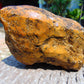 430 gram Polished Indonesia Yellow Aromatic Amber for Healing AY26M159