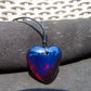 10 gr Heart Pendant Indonesian Blue Amber for Healing 25A349