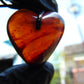 10 gr Heart Pendant Indonesian Blue Amber for Healing 25A349