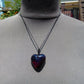 10 gr Heart Pendant Indonesian Blue Amber for Healing 25A349