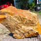 1376 gram Polished Indonesia Yellow Aromatic Amber for Healing AY26M113