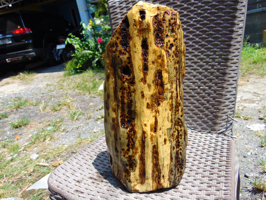 5242 gram Indonesia Yellow Aromatic Perfumed Amber for Healing K829