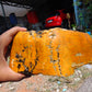 1376 gram Polished Indonesia Yellow Aromatic Amber for Healing AY26M113