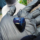 10 gr Heart Pendant Indonesian Black Blue Amber for Healing 25A339
