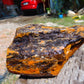 475 gram Polished Indonesia Yellow Aromatic Amber for Healing AY26M126