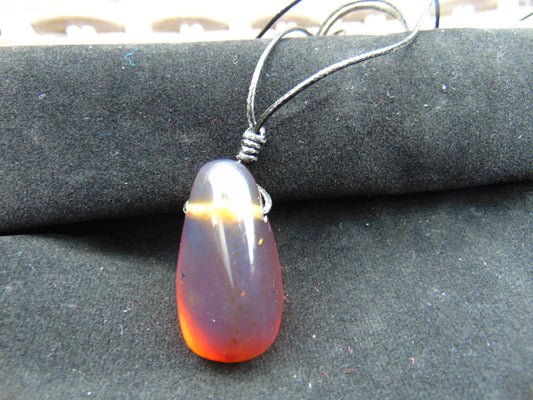 7 gr Pendant Indonesian Blue Amber for Healing 25Y331