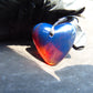 15 gr Heart Pendant Indonesian Blue Amber for Healing 25A357