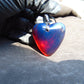 15 gr Heart Pendant Indonesian Blue Amber for Healing 25A357
