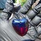 15 gr Heart Pendant Indonesian Blue Amber for Healing 25A357