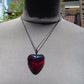 15 gr Heart Pendant Indonesian Blue Amber for Healing 25A357