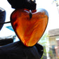 15 gr Heart Pendant Indonesian Blue Amber for Healing 25A357