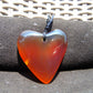 15 gr Heart Pendant Indonesian Blue Amber for Healing 25A233