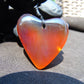 15 gr Heart Pendant Indonesian Blue Amber for Healing 25A233