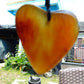 15 gr Heart Pendant Indonesian Blue Amber for Healing 25A233