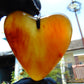 15 gr Heart Pendant Indonesian Blue Amber for Healing 25A233
