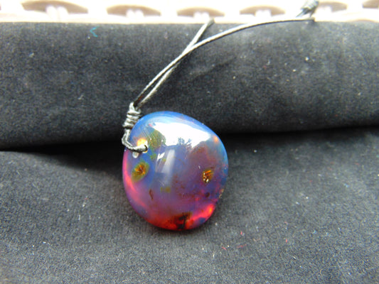 11 gr Pendant Indonesian Blue Amber for Healing 25Y329