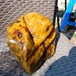 2985 gram Polished Indonesia Yellow Aromatic Zebra Amber for Healing AY26M165