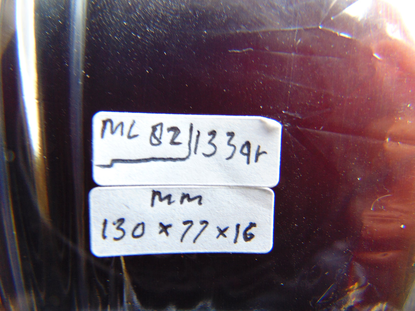 133 gram Slab polished Indonesian Cherry Red Amber for Healing ML82