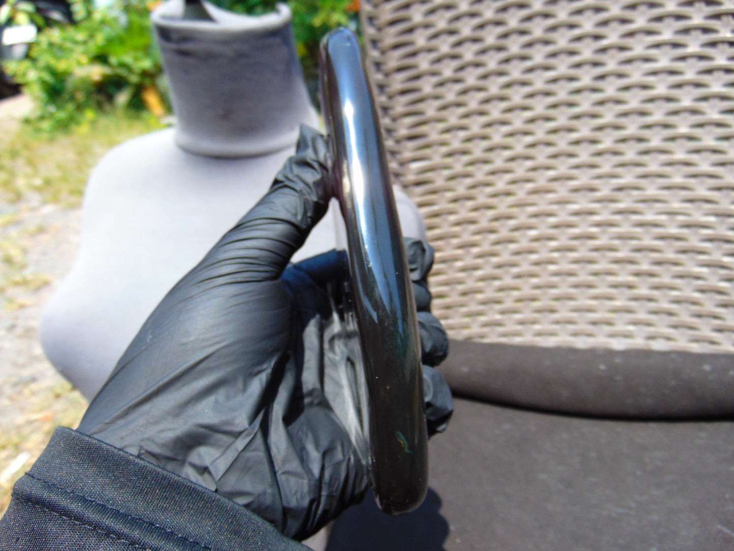 130 gram Slab polished Indonesian Cherry Red Amber for Healing ML80