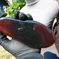 130 gram Slab polished Indonesian Cherry Red Amber for Healing ML80
