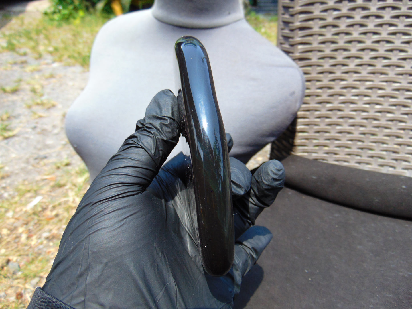 110 gram Slab polished Indonesian Purple Red Amber for Healing ML81